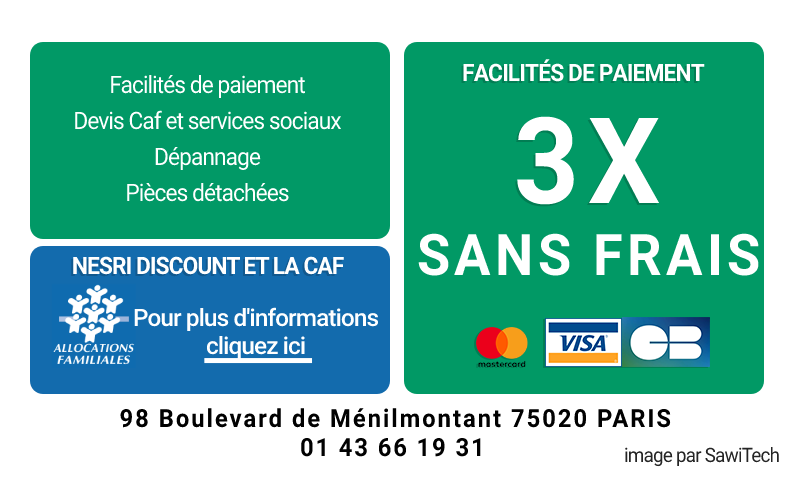 Facilités de paiement